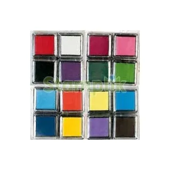 Razítkovací polštářek rychleschnoucí barva - 2,5 x 2,5 cm - tmavě modrá