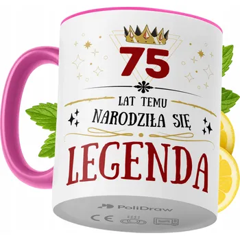 Hrnek Polidraw Hrnek Polidraw Narozeniny75 keramika 330 ml