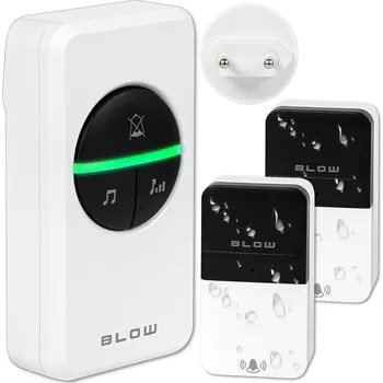 Domovní zvonek BEZDRÁTOVÝ ZVONEK VODĚODOLNÝ VELKÝ DOSAH IP44