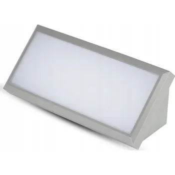 Nástěnné svítidlo Zahradní nástěnné svítidlo V-TAC šedé s integrovaným LED zdrojem 12 W