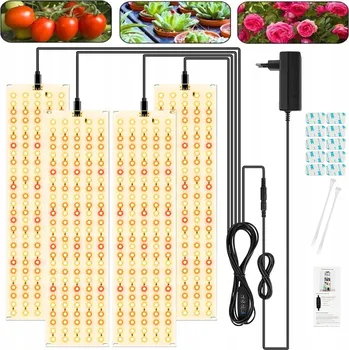 Osvětlení pro růst rostliny LED Lampa pro pěstování rostlin, osvětlení pokojových květin 40W 6000K 4KS