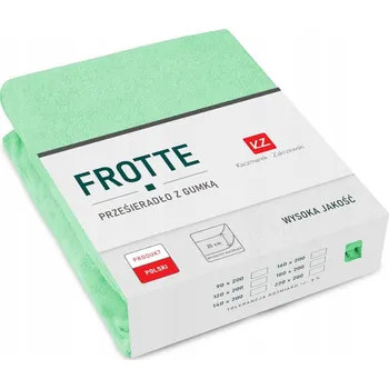 Prostěradlo Froté prostěradlo s Gumou 120x200 SILNÉ PRÉMIOVÉ Světle zelené (Seledinové)