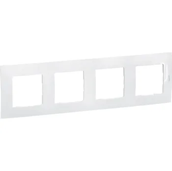 Čtyřnásobný bílý Rámeček Legrand Niloe - NP114WH