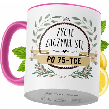 Hrnek Polidraw Hrnek Polidraw Narozeniny75 keramika 330 ml