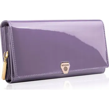 Peněženka Betlewski dámská peněženka z pravé kůže fialová