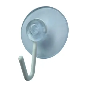 Věšák Háček přísavný QF, bílá, plast, 2ks