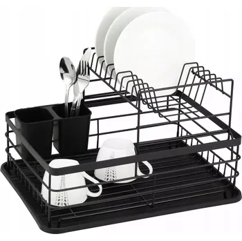 Odkapávač na nádobí ODKAPÁVAČ NA NÁDOBÍ S PATREM + ODKAPÁVAČ NA PŘÍBORY KH