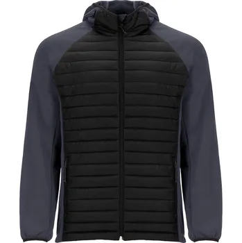 ROLY Pánská bunda Minsk Barva: černá/modrošedá (0223), Velikost: 3XL