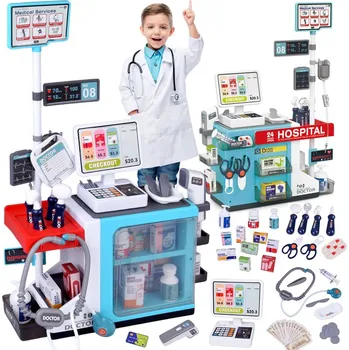 Sada Malého Doktora – klinika, nemocnice a lékárna v jednom Modrá