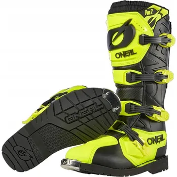 Moto obuv Motocyklové boty O'Neal Rider Pro 2 vel. 45 žluté/černé