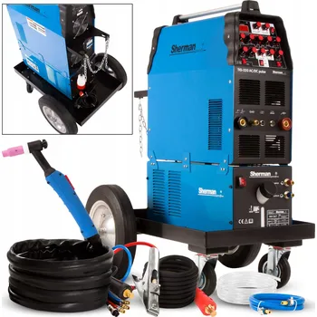 Svářečka Svařovací stroj Sherman TIG 320P AC/DC 320 A Sherman ALUMINIUM RÁFKY SET 2v1