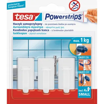 Věšák TESA Samolepicí Háček PWS 3 ks čtverec