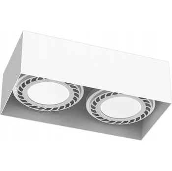 Stropní přisazené svítidlo Brosline 18 W GU10 24,2 cm bílé