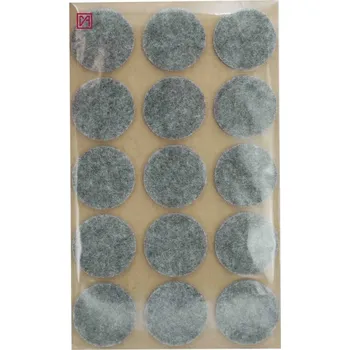 Podložka pod nábytek Filcová podložka samolepicí, šedá, průměr 30mm, 1 kus