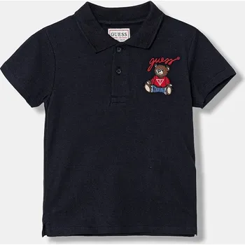 Pánské tričko Bavlněné polo tričko Guess N6RP02.KADZ4.PPY2 námořnická modř 59X, vel. 88-96