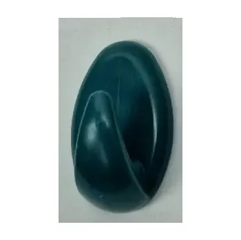 Věšák Háček samolepící QF typ1, plast, zelený, 2ks