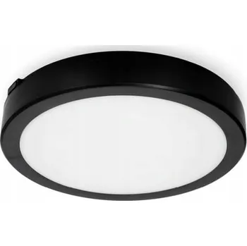 Stropní Svítidlo černý LED 24W kulatý IP65 s proměnnou barvou CCT, průměr 30 cm