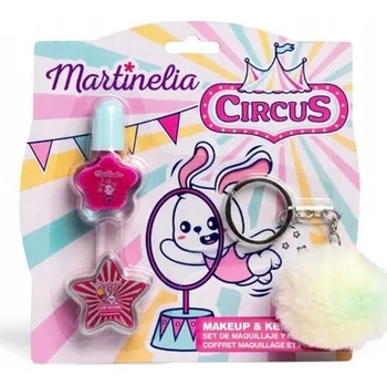 Přípravek na tvář Sada kosmetiky pro děti lak lesk přívěsek na klíče Circus Martinelia 1 Ks