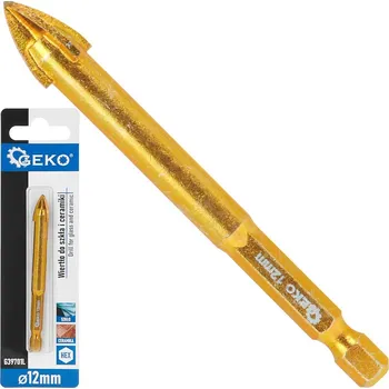 Příslušenství k nářadí Geko Vrták do skla a keramiky HEX 12 mm (500)
