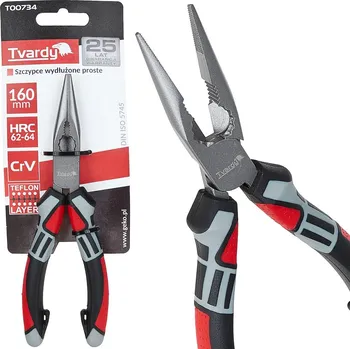 Geko Prodloužené rovné kleště 160 mm CrV (6/60)