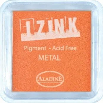 Dětské razítko Razítkovací inkoust Aladine Izin, metalická oranžová