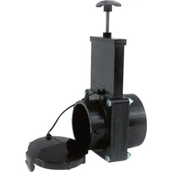 Vodovodní potrubí Posuvný vypouštěcí ventil pro odpadní systém Lilie 3"