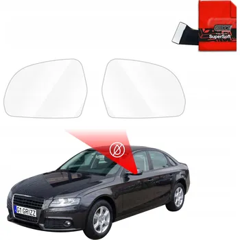 Polep vozidla Fólie proti dešti na zrcátka pro Audi A4 B8 Sedan (2007-2011)