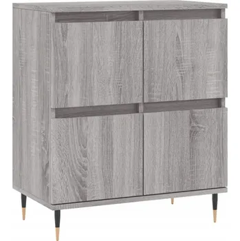 Šatní skříň Skříňka šedý dub sonoma 60 x 35 x 70 cm s železnýma nohama