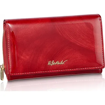 Peněženka Betlewski dámská peněženka z pravé kůže červená