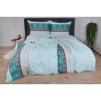 Povlečení Bavlněné povlečení BASIC prodloužené GANT tyrkysové