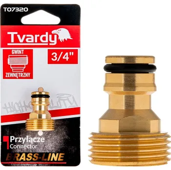 Geko Připojení s vnějším závitem 3/4" BRASS-LINE (10/80)