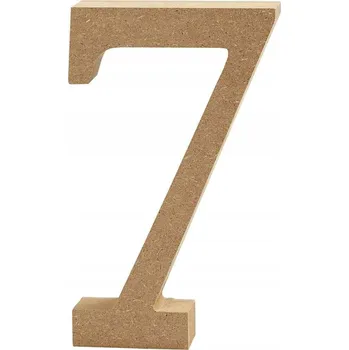 Obraz Číslice 7 z MDF V: 13 cm