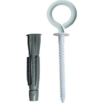 Hmoždinka Hmoždinka uzlovací s lemem + oko zavřené, lakované, 8 PE, 3ks