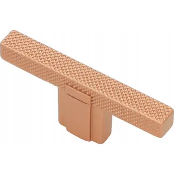 Nábytkové kování Nábytková úchytka reling oranžová matná 1 x 0,9 x 3 cm