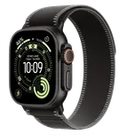 APPLE Watch Ultra 3 GPS + Cellular 49mm černý titan - černý/uhlový trailový tah - S/M