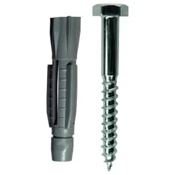 Vrut Hmoždinka uzlovací bez lemu + vrut, 14 PE, 3ks