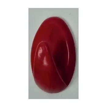 Věšák Háček samolepící QF typ1, plast, červený, 2ks