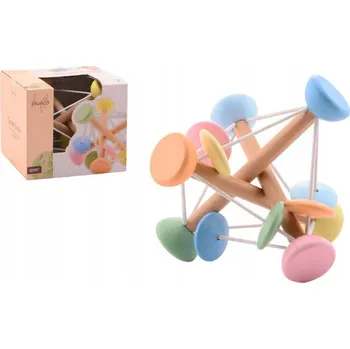 Dřevěná hračka Joueco Dřevěné chrastítko