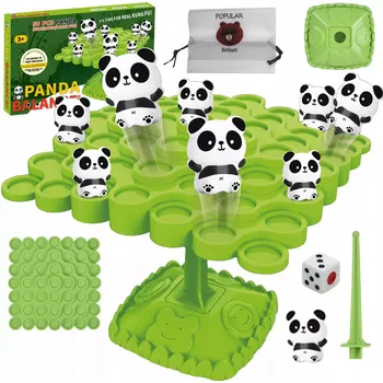 Obraz Dovednostní Hra Balancující Skákající Pandy Strom 50 dílků pro děti 97A