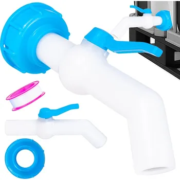 Geko Sada – IBC matice S60x6 + kohoutek na hadici 32 mm 45° – Mauser (80)