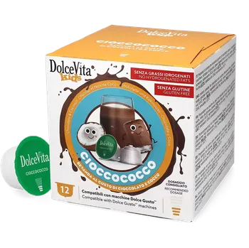 Dolce Vita | Ciocco Cocco - Kokosová čokoláda - Počet kapslí pro Dolce Gusto: 12