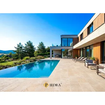 Dlažba Travertin Light dlažba 61x40,6x3 cm