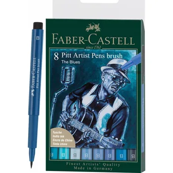 FABER-CASTELL Fixy Pen Pitt 8 THE BLUES