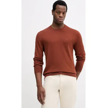Pánský svetr Bavlněný svetr Calvin Klein LV040BM343 oranžová COP, vel. M
