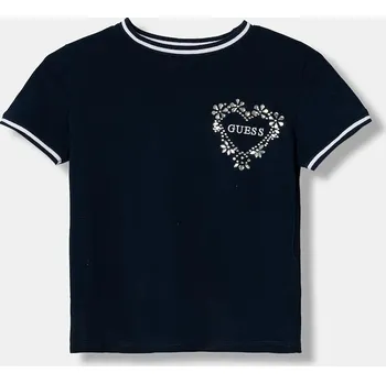 Dětská móda Dětské tričko Guess J6RI26.K6YW4.PPY2 námořnická modř 59X, vel. 147-157