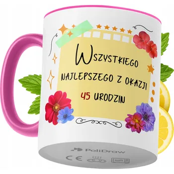 Hrnek Polidraw Hrnek Polidraw Narozeniny15 keramika 330 ml