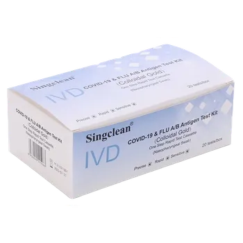 Diagnostický test Singclean 3v1 SARS-CoV-2/influenza A/B 100ks