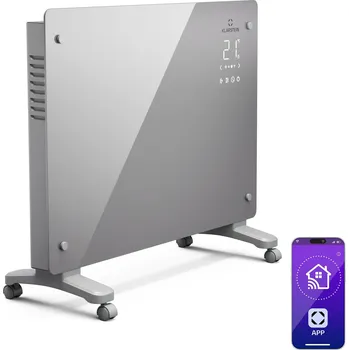 Přímotop Klarstein Bansin Crystal Smart 1500W 15m² Konvektor Šedá (10046398)