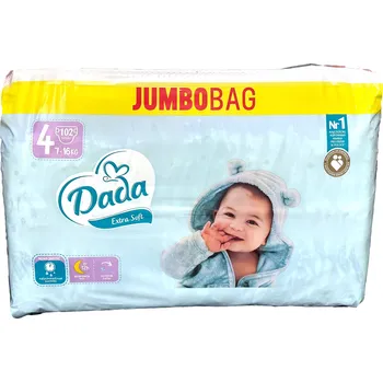 jednorázová plena Dada Extra soft bag vel. 4 (7-16 kg) - 102 ks