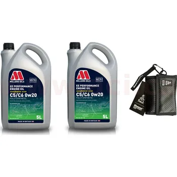 Motorový olej MILLERS OILS EE Performance C5/C6 0w20 (5l + 5l + peněženka)